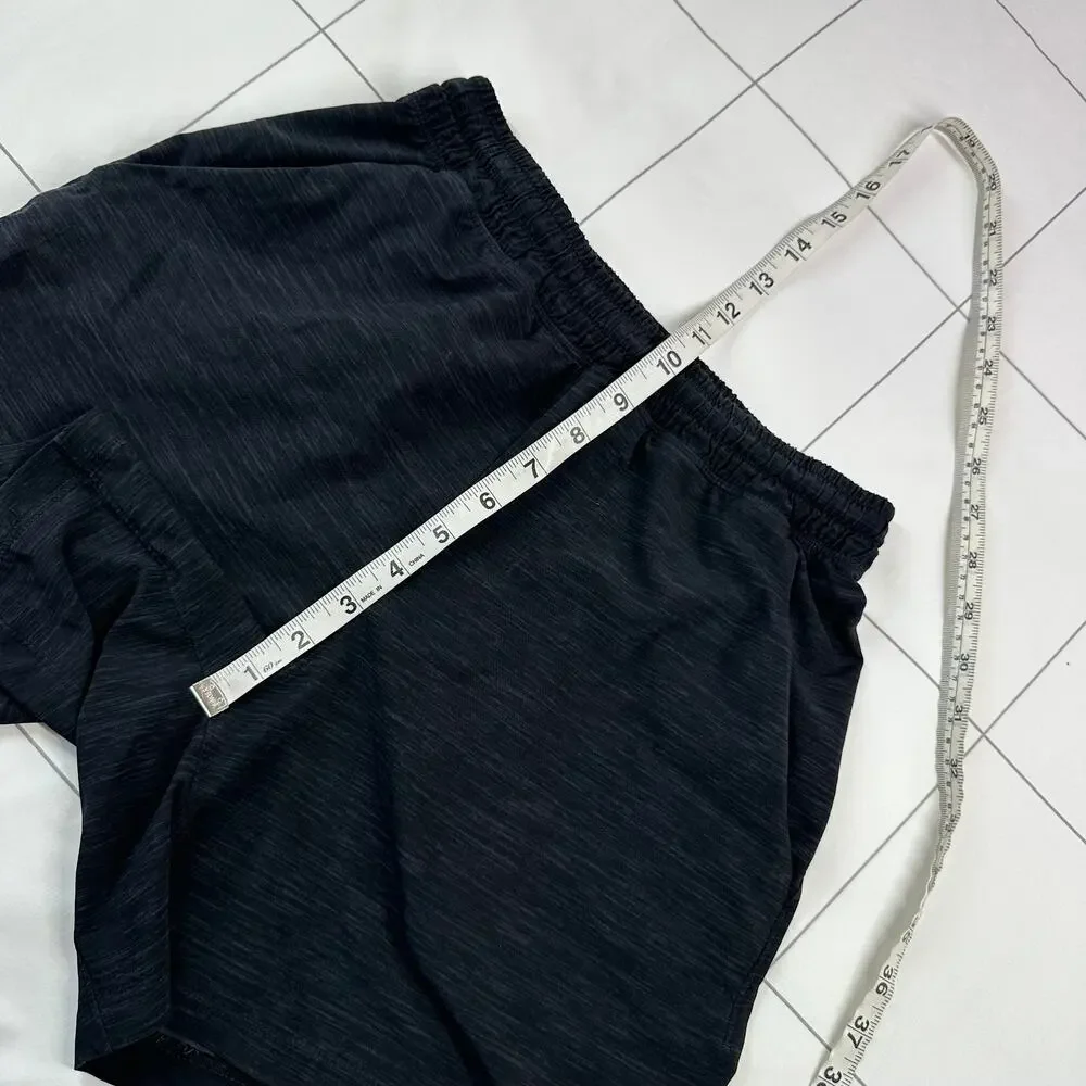 Lululemon Shorts Mens XS Black Pace Breaker Linerless Athletic 5